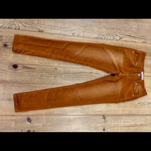 HOT KISS Cognac Skinny Lily Cords - Picture 4 of 4